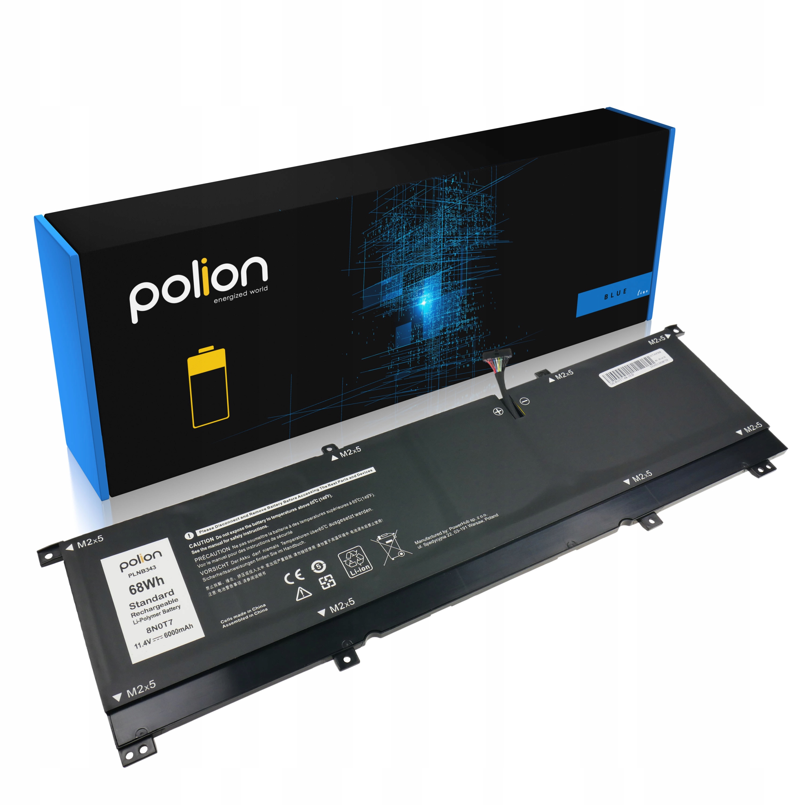 Baterie pro Dell Precision 5530 2 v 1 Xps 15 9575 8N0T7 0TMFYT