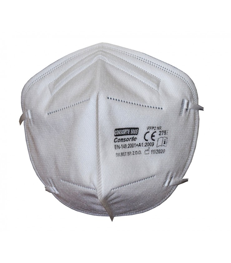 Consorte PÓŁMASKA PRZECIWPYŁOWA BEZ ZAWORKA Wyrób medyczny nie