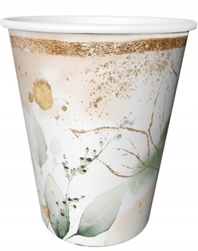 

Eleganckie Kubeczki papierowe 240 ml/ 6 szt.