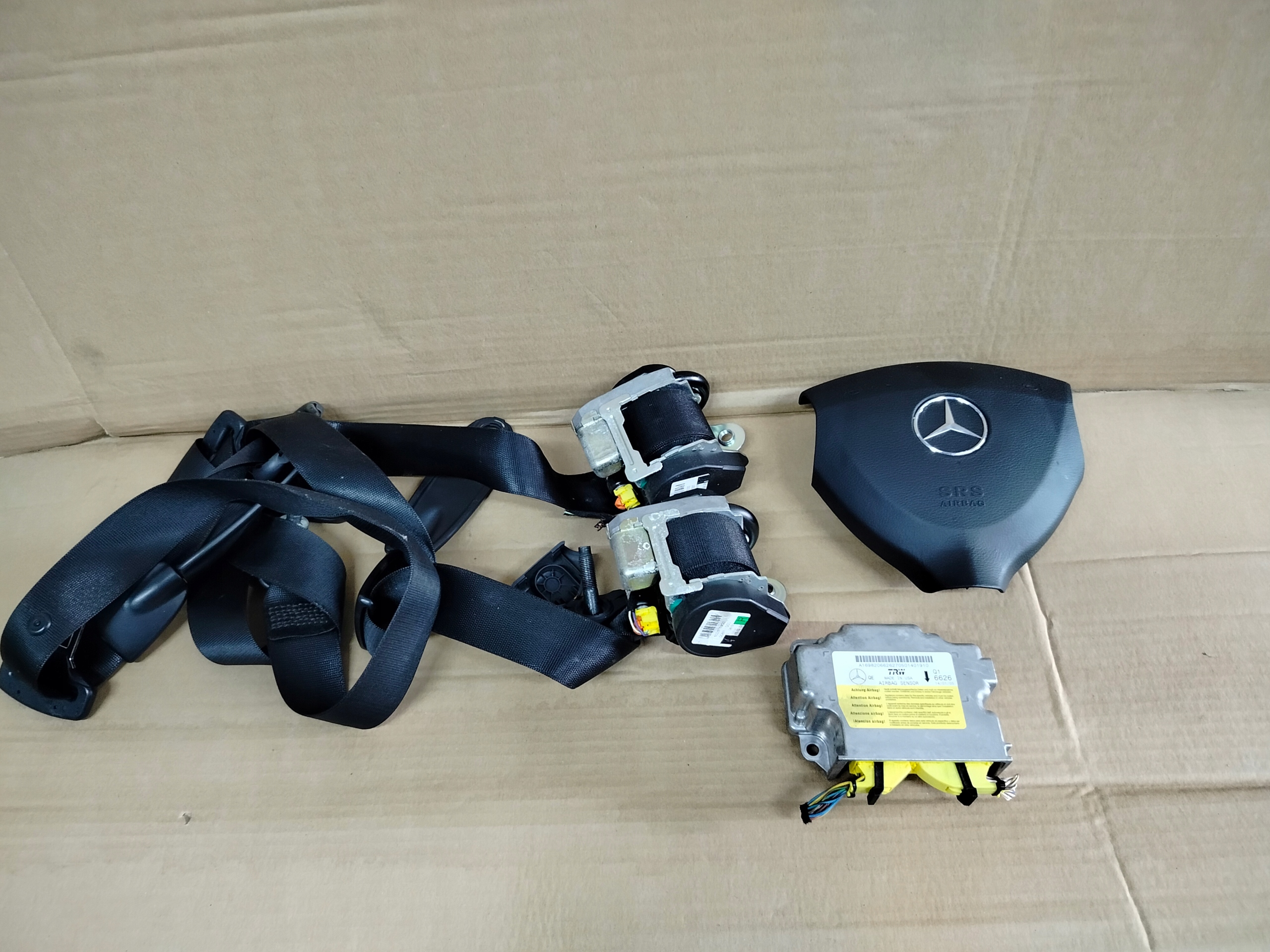dashboard console airbags tension belts sensor kpl Mercedes W169