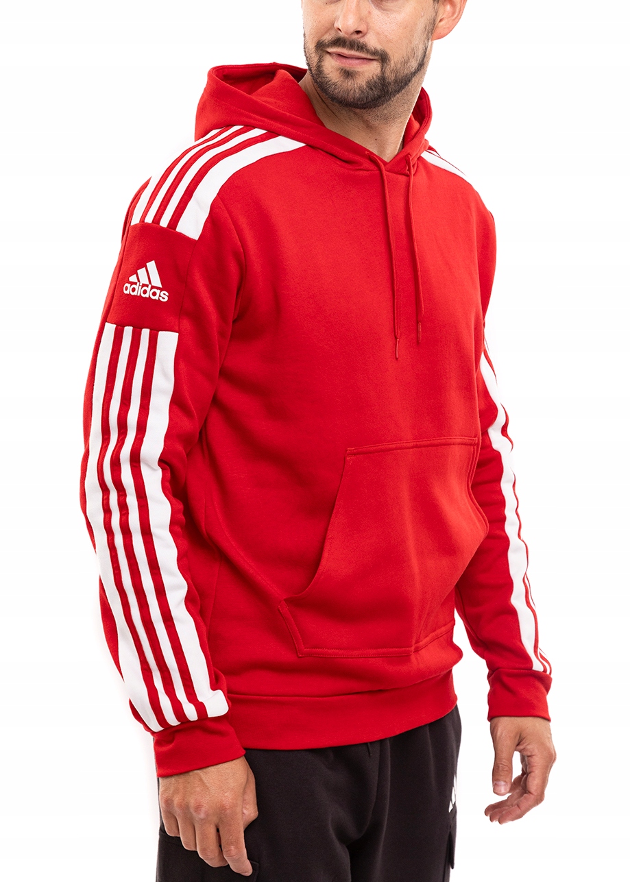 Pánská Mikina adidas s kapucí Sportovní bavlněná mikina Hoodie Squadra 21 vel XL