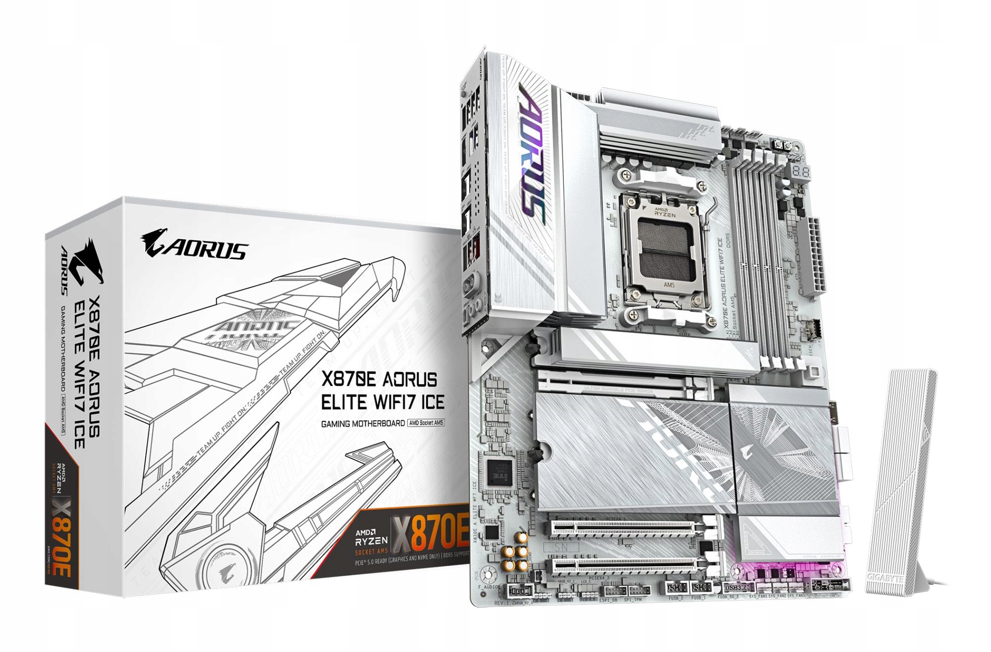 Základná doska Gigabyte Amd X870 SAM5 Atx Pamäť DDR5 Pamäťové sloty 4 X870EAELITE