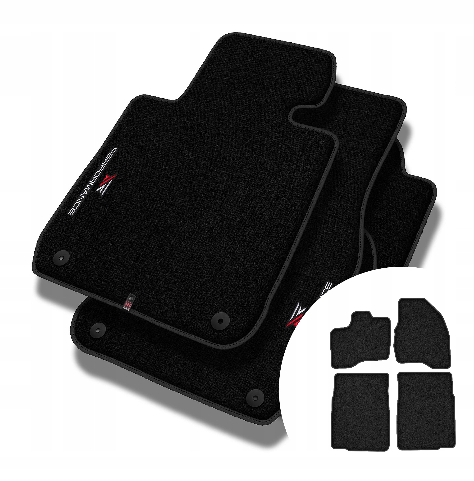 Velúrové rohože Performance Premium pre Ford Explorer V 2010-2019