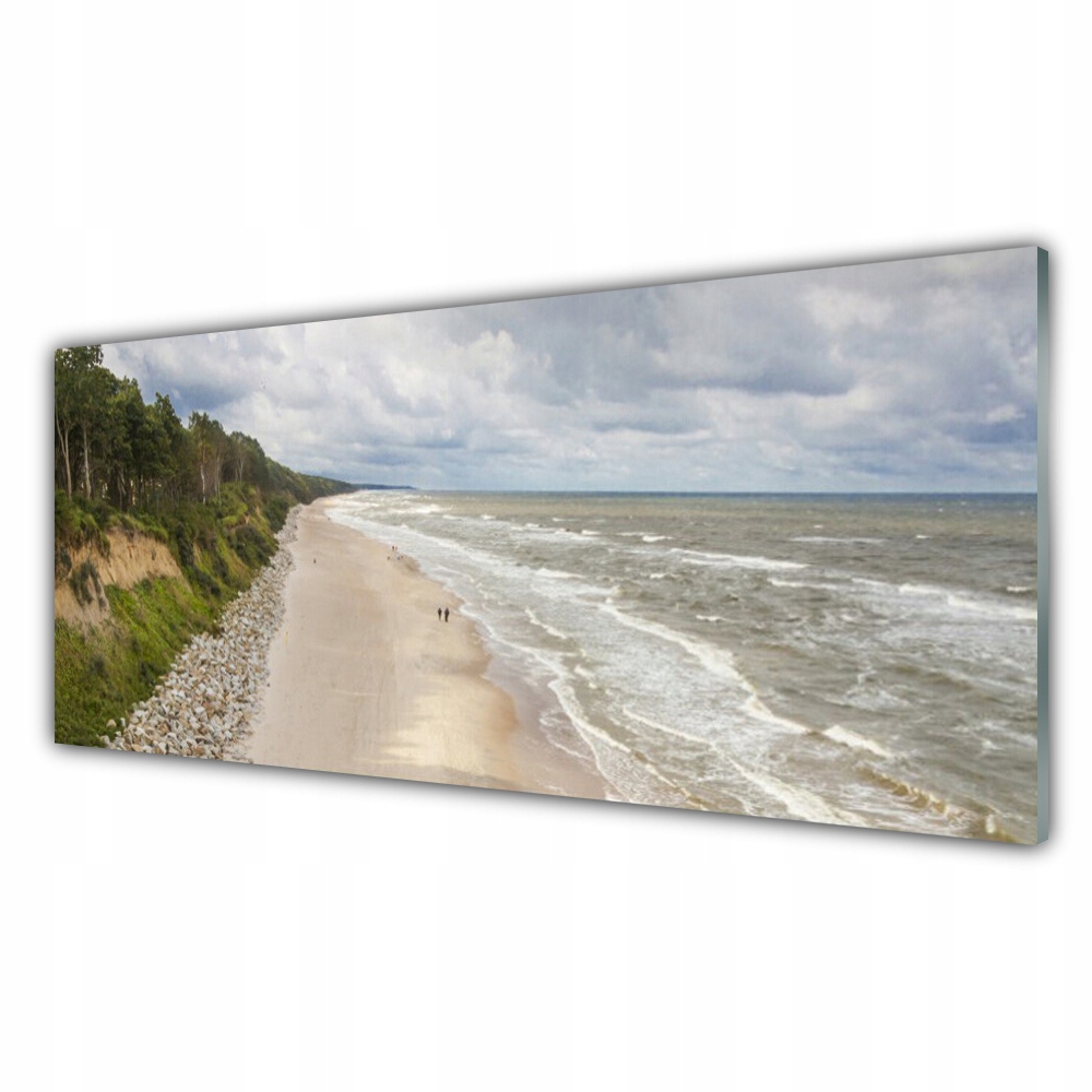 

Obraz z grafiką 125x50 Plaża Morze Drzewo Natura