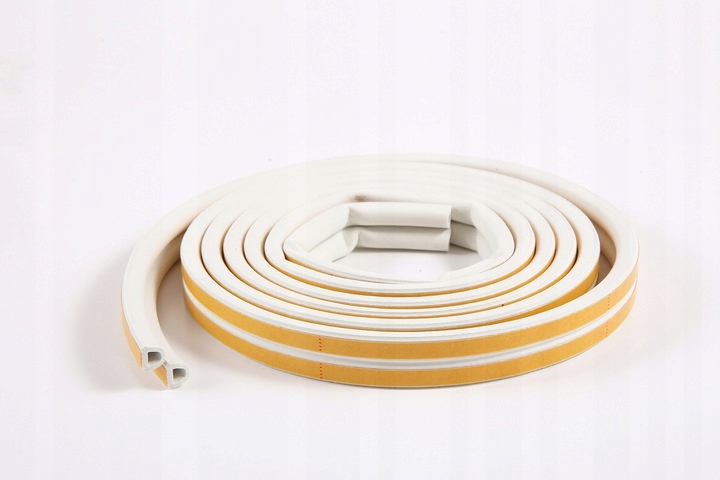 USZCZELKA GUMOWA OKIEN DRZWI 7,4x9mm BIAŁA D 100m Marka inna