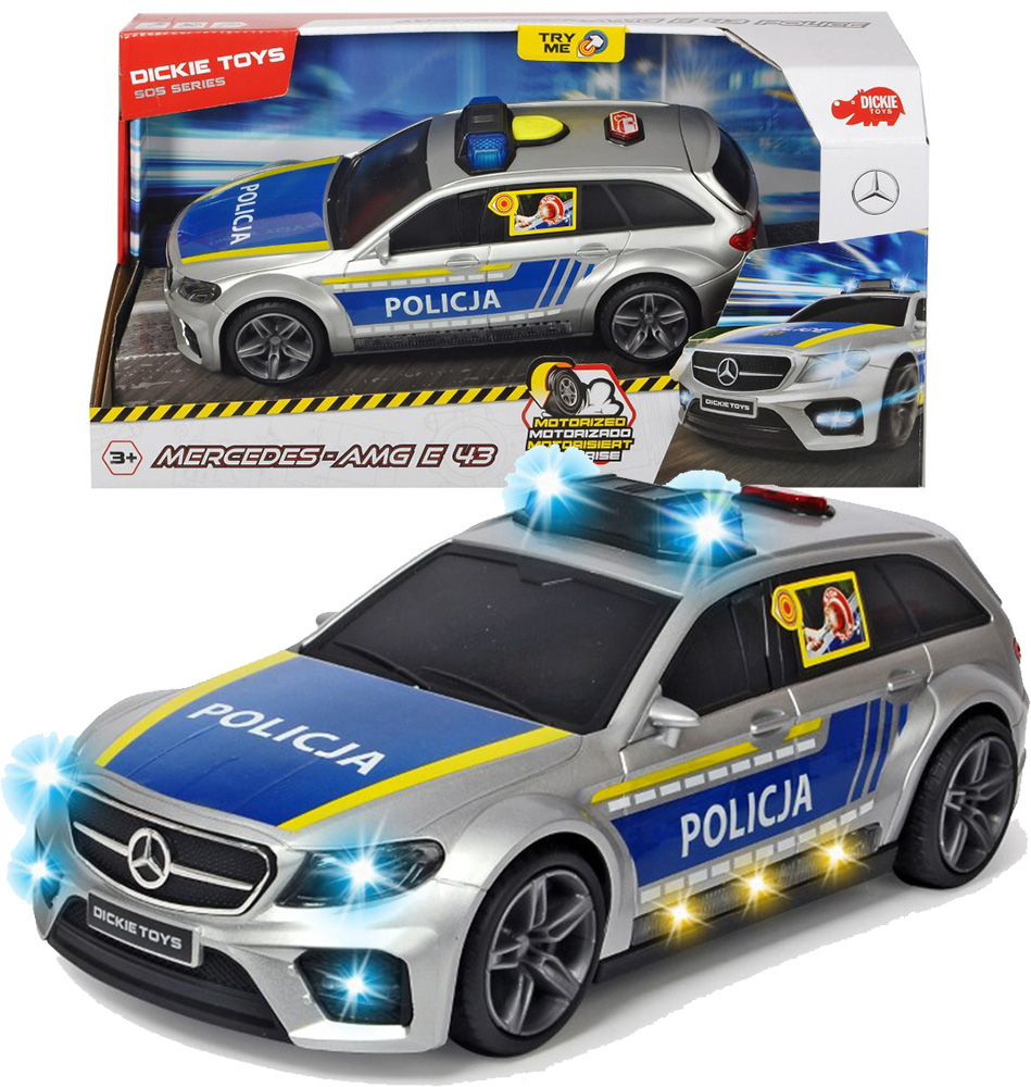 

Dickie Samochód policyjny Mercedes-AMG E43 1:16