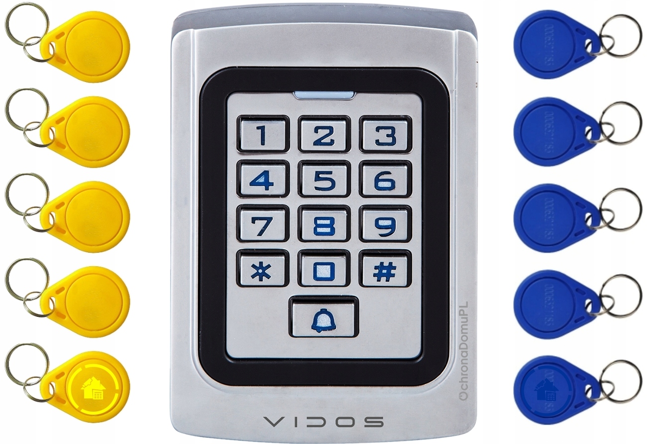 ZS41-кодовый замок с RFID-считывателем VIDOS