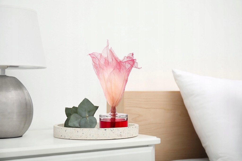 Dyfuzor zapachowy z liściem 50 ml Czerwone Kwiaty 18 cm do 4 tyg. Aura Rodzaj dyfuzor z patyczkiem