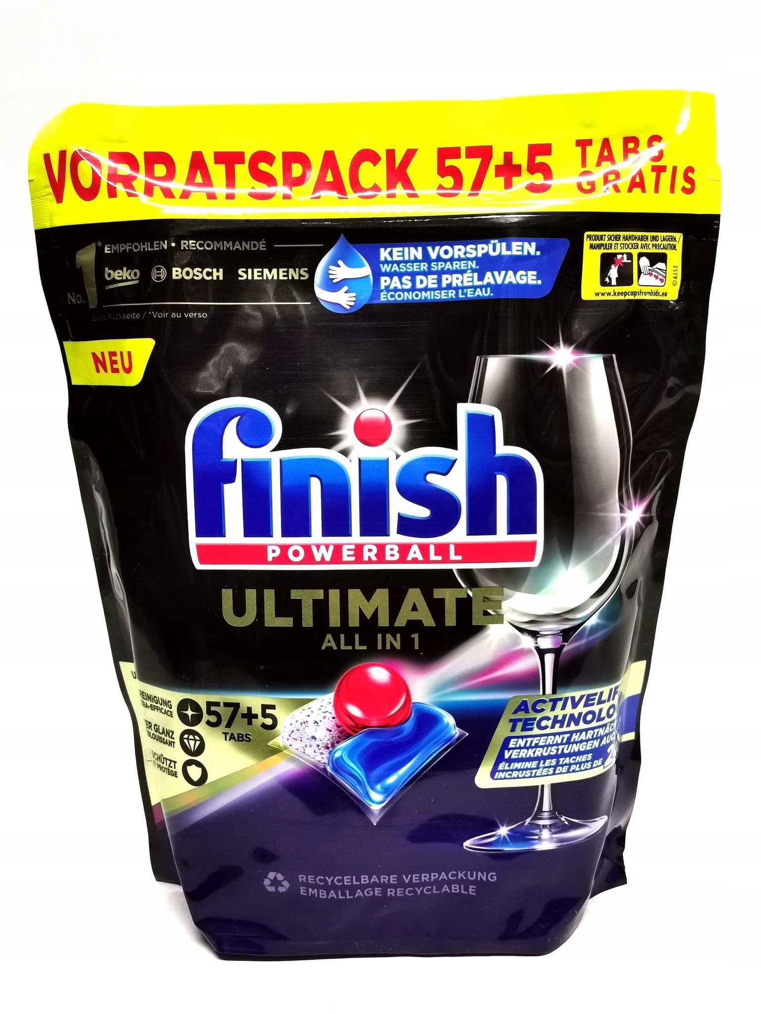 

Finish Quantum Ultimate Allin1 D/zmywarek 62szt De