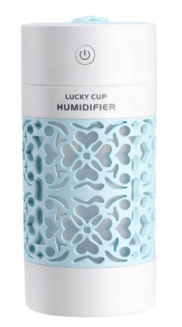 NAWILŻACZ POWIETRZA DYFUZOR LAMPKA LED WIATRAK USB