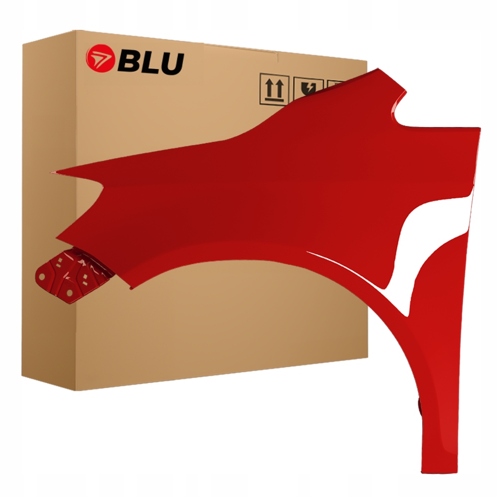 Blu Blatník Vw Golf V Plus 5 LY3D levý červený 05-09 přední Tornadorot