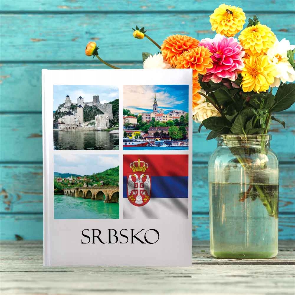 Tradiční album na fotografie s 60 černými listy 19,5x26 cm Srbsko 716(cz)