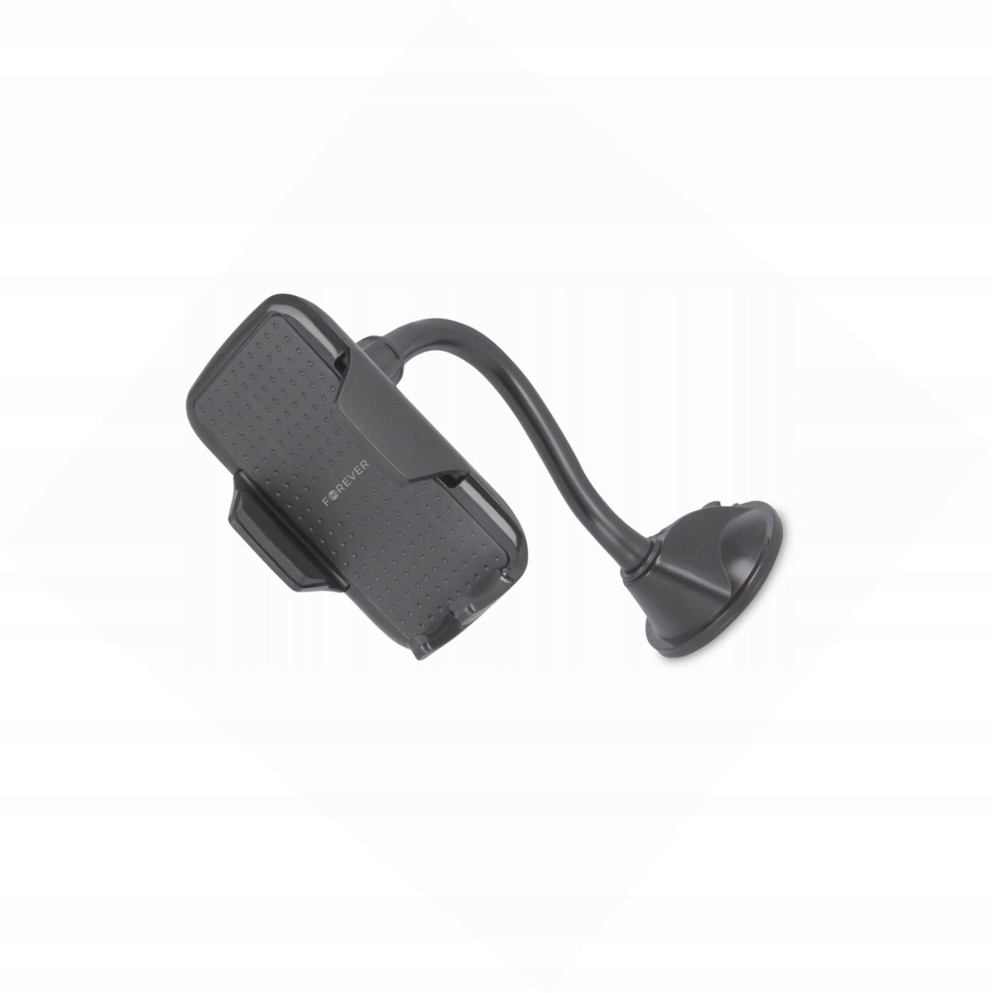 Uchwyt na telefon do samochodu na szybę z długim pałąkiem