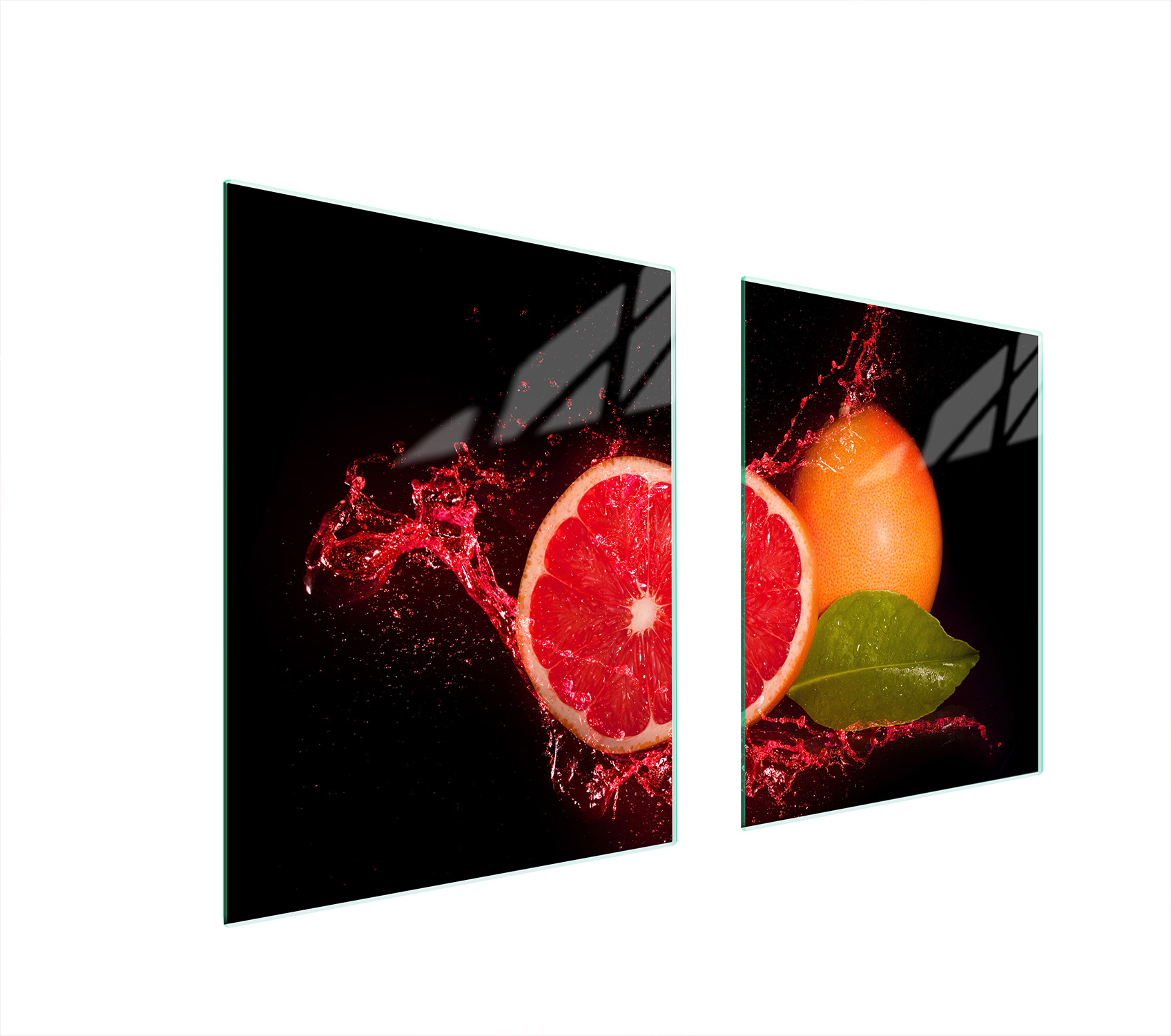 Skleněná Ochranná Deska Na Sporák 85x52 Grapefruit Tvrzené Sklo