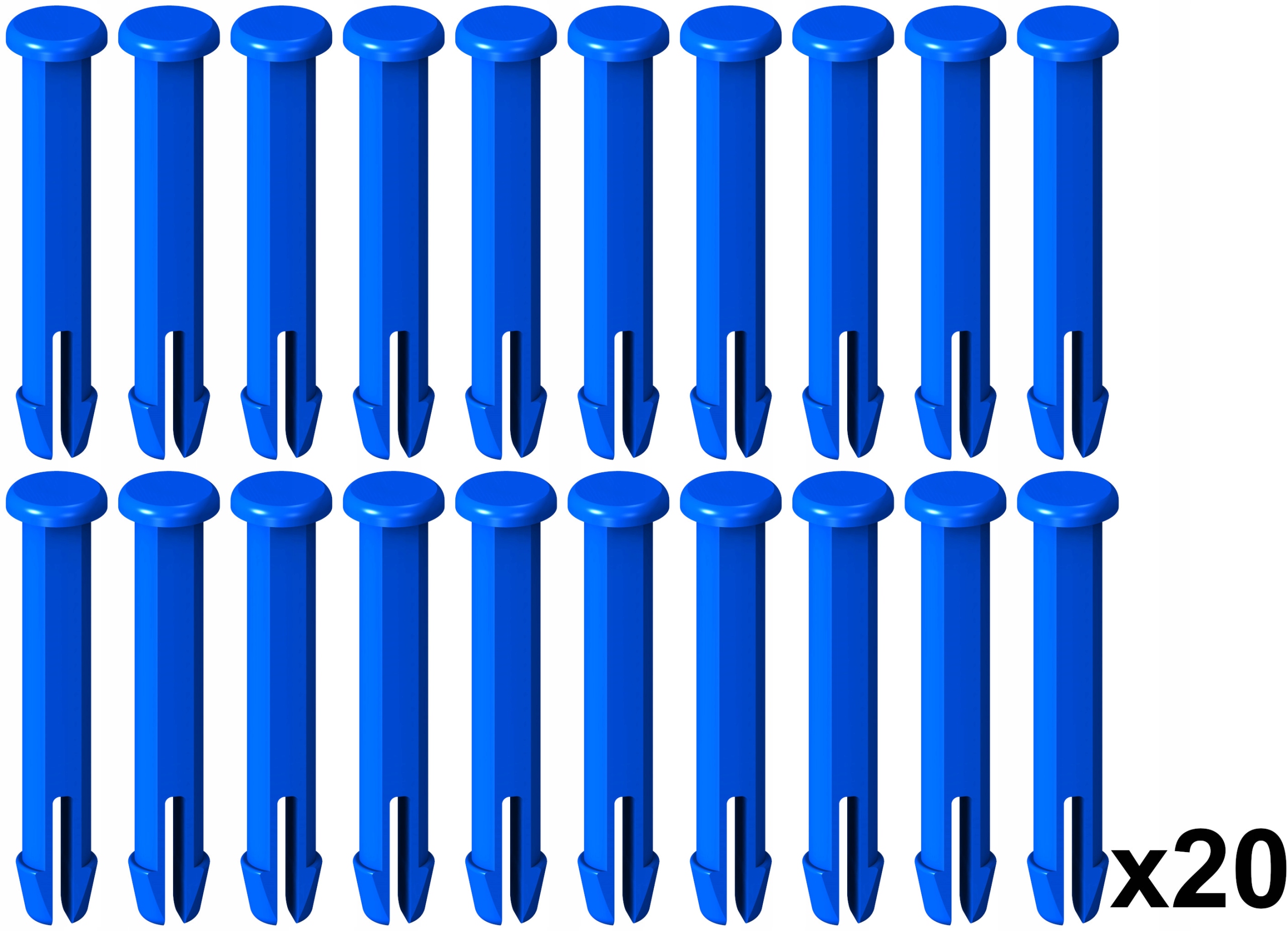 

Trzpień Kołek Bolec Zatrzask 62mm Komplet 20szt