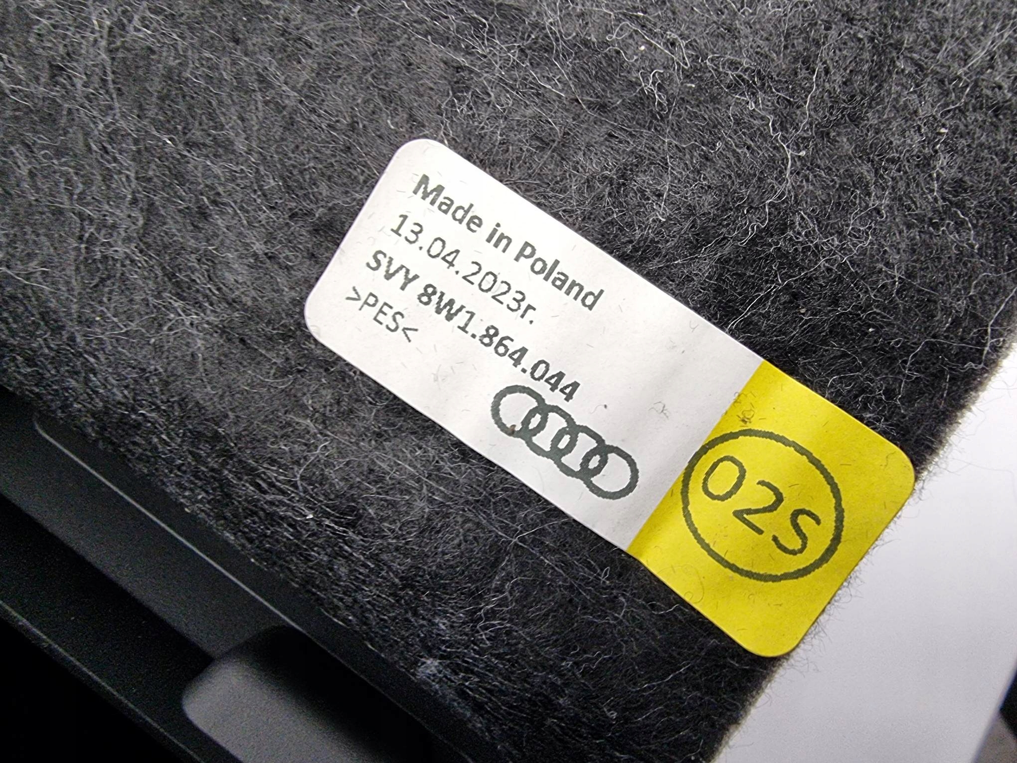 passenger compartment 8W1864044 8W1857035C AUDI A4 B9 QUATTRO