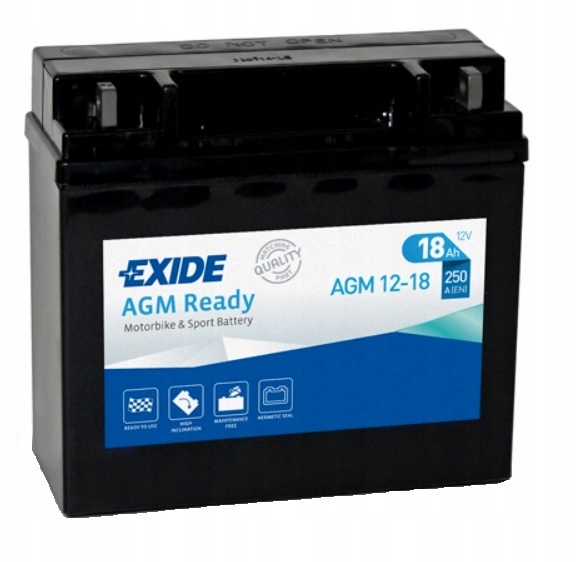 Akumulator Exide AGM12-18 18Ah 250A
