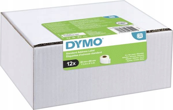 Etikety Dymo 99010 2093091 89x28mm bílé 12 ks