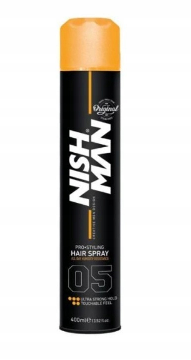Nishman Lakier do włosów 05 Ultra Strong Hold 400ml