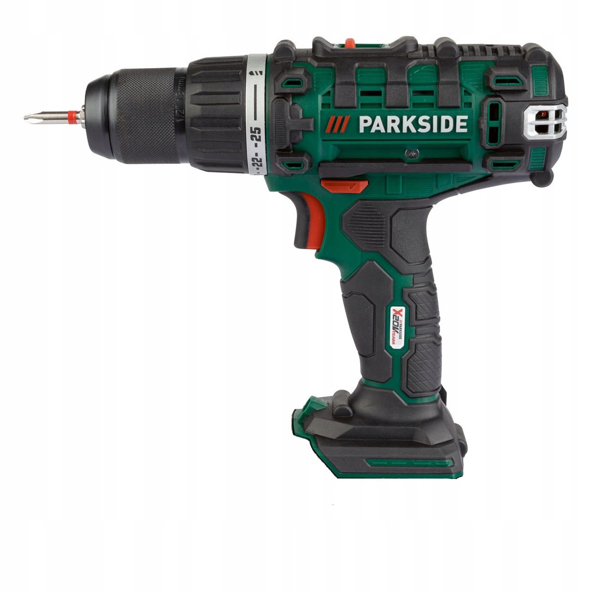 Akumulátorová vrtačka Parkside 20V XXL Sada
