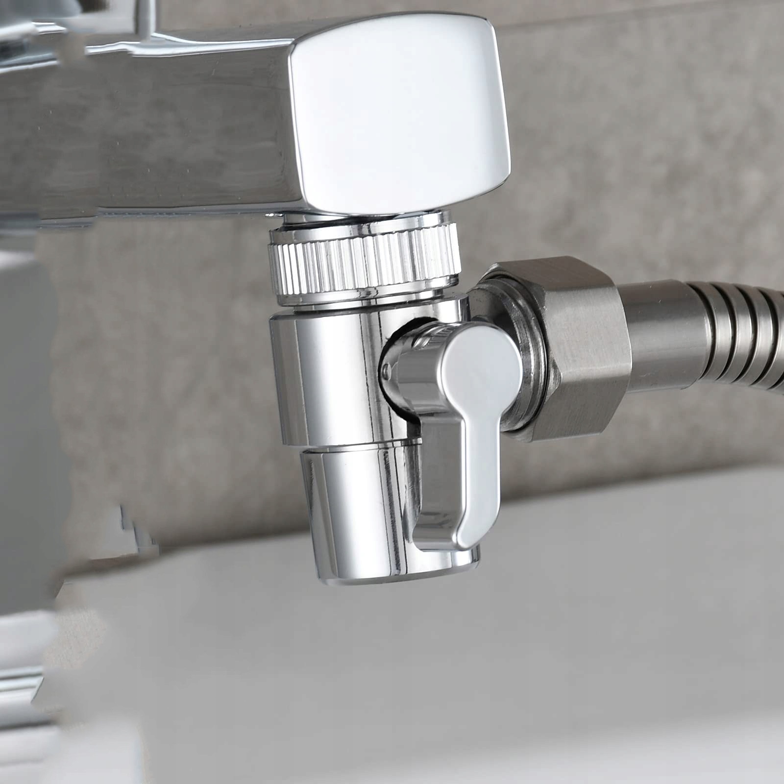 NAŚCIENNY ZESTAW PRYSZNICOWY ZE STALI NIERDZEWNEJ, OPRYSKIWACZ BIDETOWY Marka inna