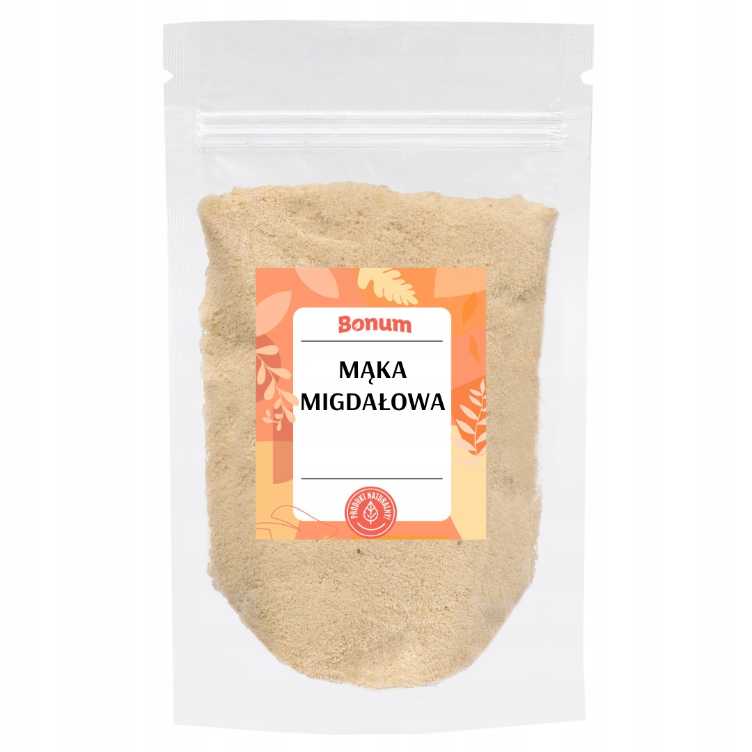 Levně Mandlová mouka, čerstvé mleté mandle Makaroniki přírodní Keto 1 kg Bonum