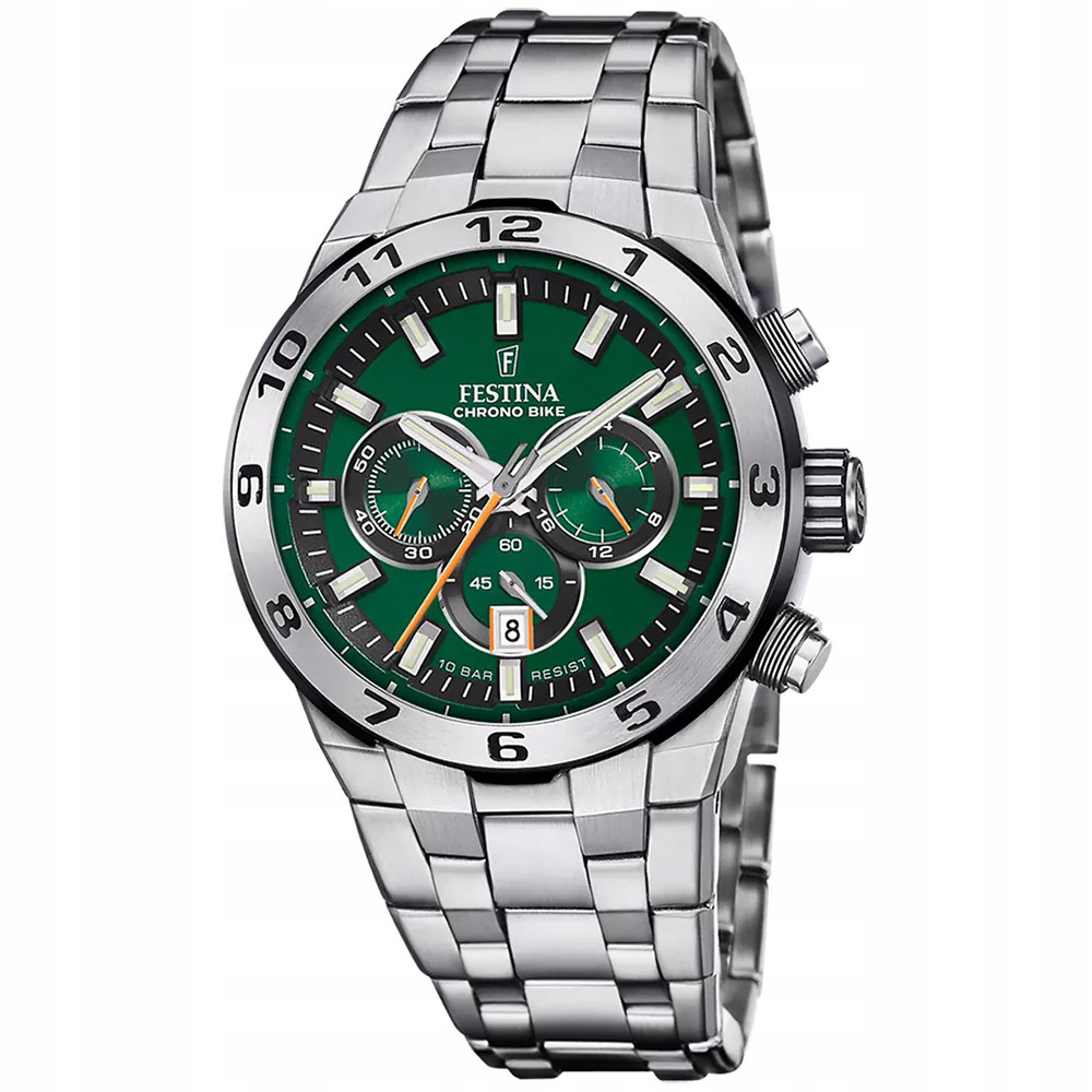 Pánské Hodinky Festina F20670-2 stříbrný náramek