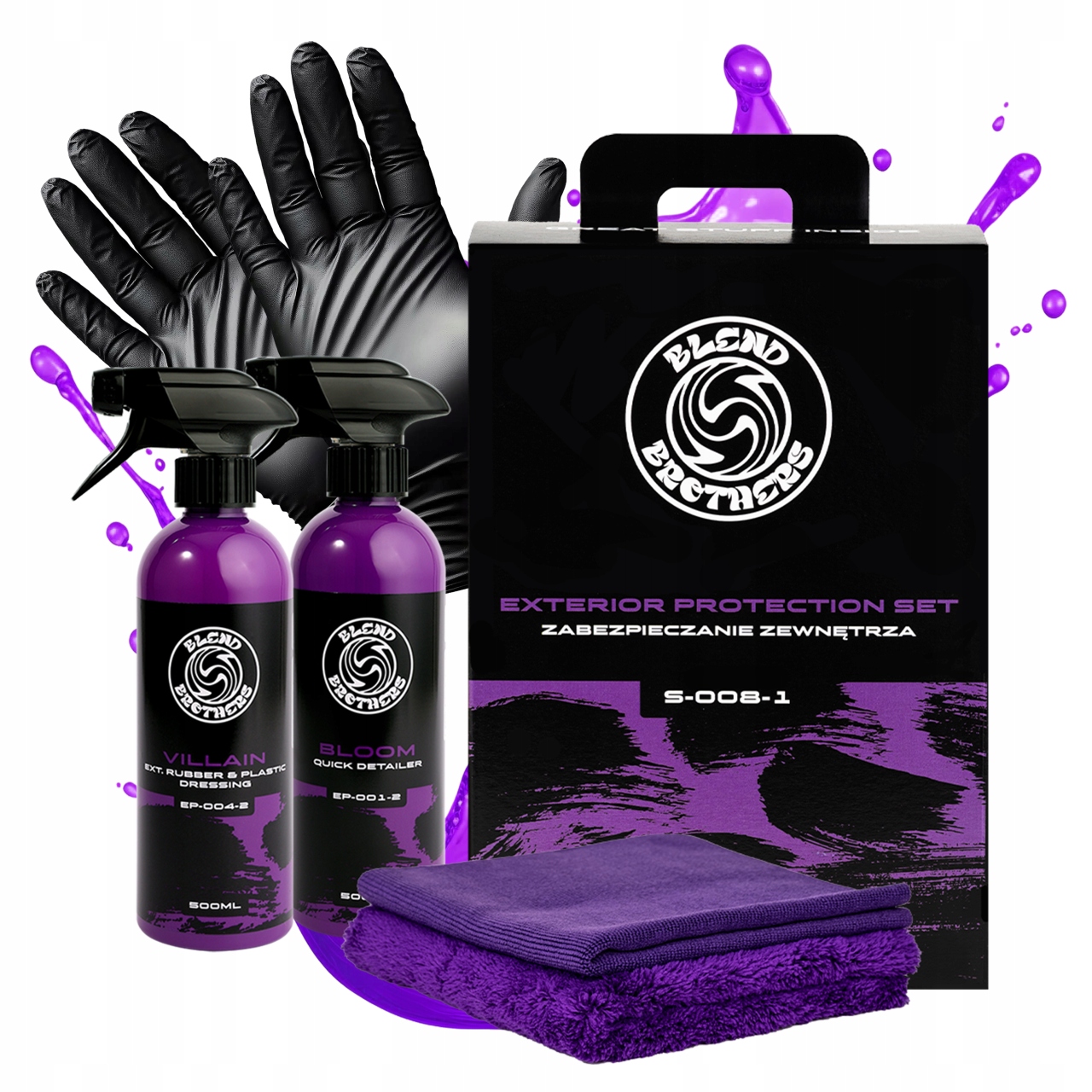 Sada pro zabezpečení laku auta Exterior Protection BlendBrothers