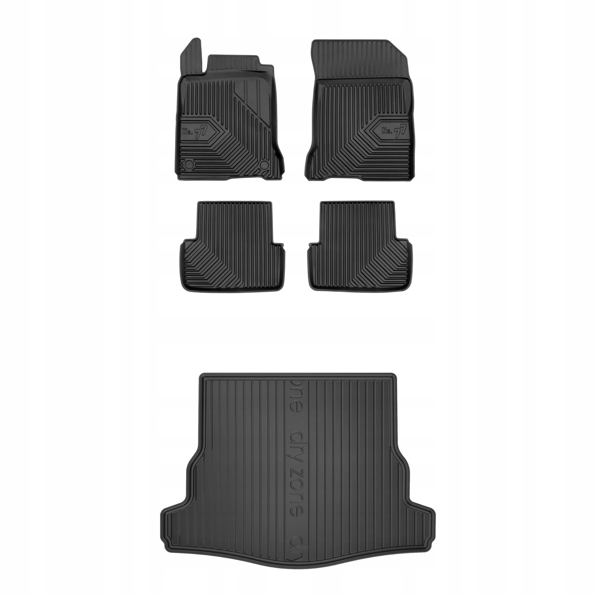 Sada gumového koberca a rohože pre Renault Laguna III