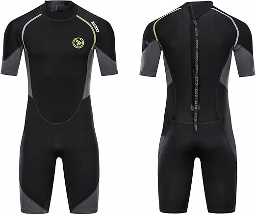 Zcco Pánský neoprenový oblek 1,5 mm s krátkým rukávem pro potápění vel. S