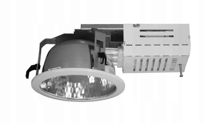 Spma Stropní svítidlo 2x26W Downlight, pod omítku, Evg, IP20
