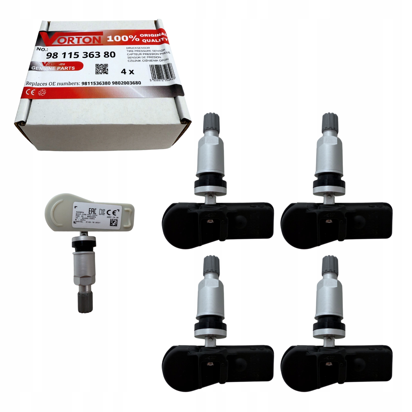 Snímače Tlaku Vzduchu Pneumatík Tpms Peugeot 508 3008 5008 Rcz Partner