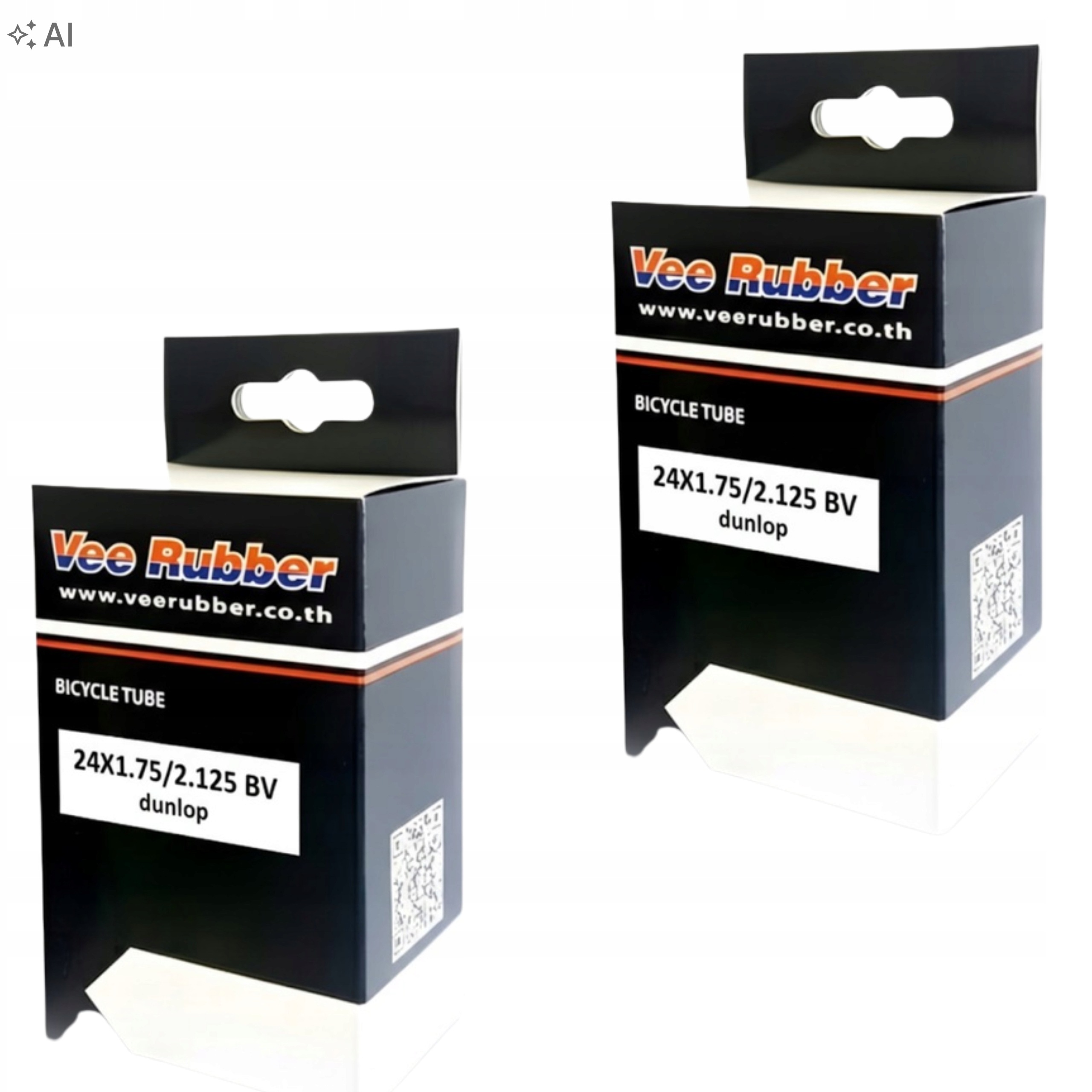 Dętka rowerowa 24x1.75-2.125 Bv Vee Rubber Wentyl Rowerowy Dunlop Guma