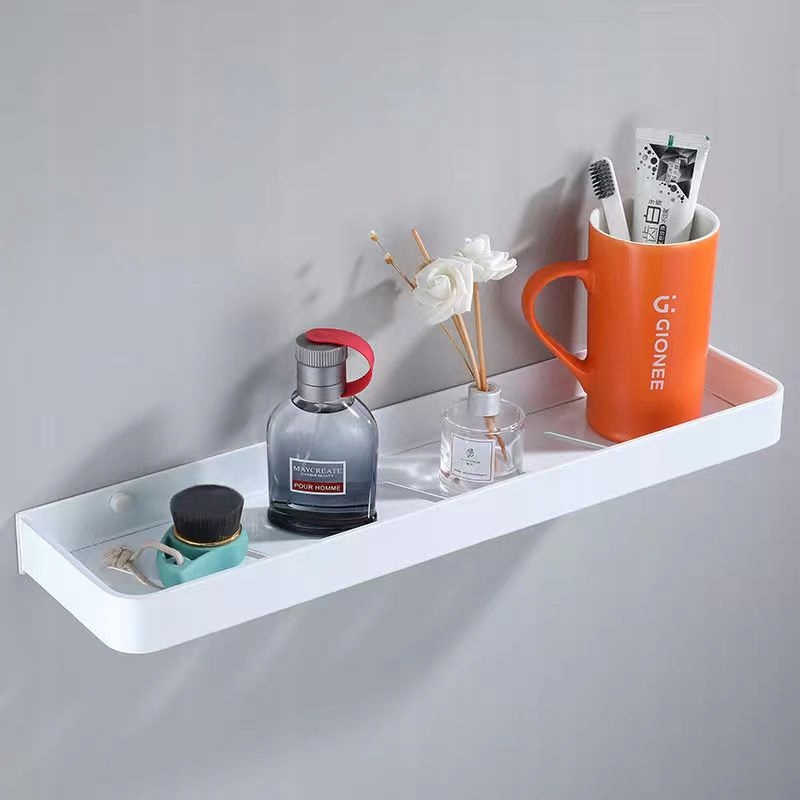 2x Półka prysznicowa Bez dziurkowania Biały 50cm Kolor inny