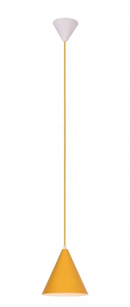 Závěsná lampa žlutá 1x40W E27 Voss Ledea