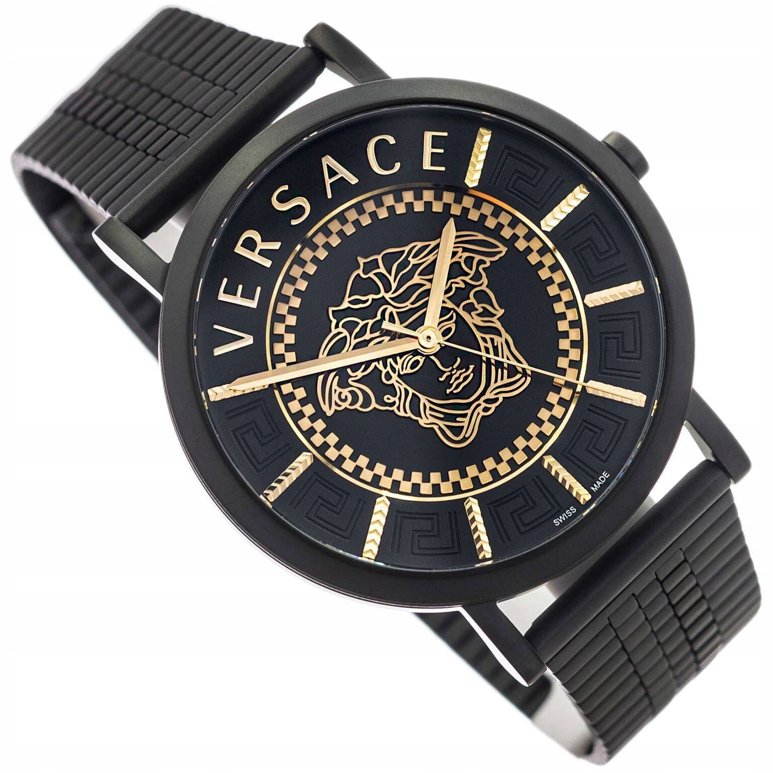 Pánské Hodinky Versace V-essential VEJ400621 Černé S Náramkem
