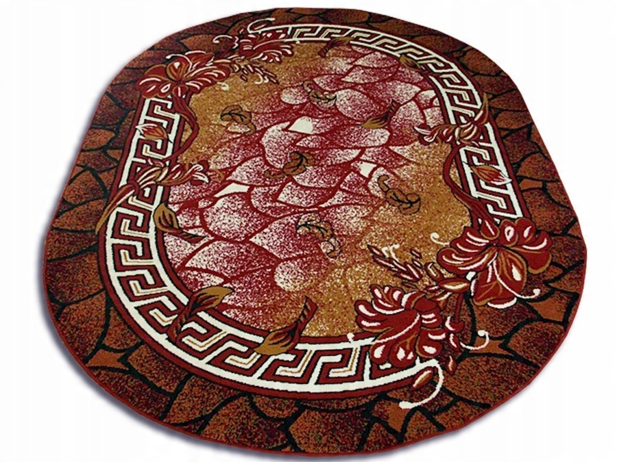 

Tkany Dywan owalny Alfa Bcf Wersacze Bordo 180x250