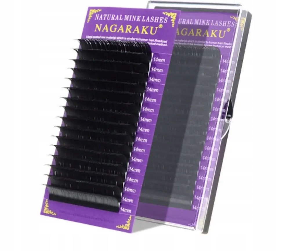 Rzęsy Nagaraku Mink C 0.07 dł. 8 mm 16 pasków Marka Nagaraku