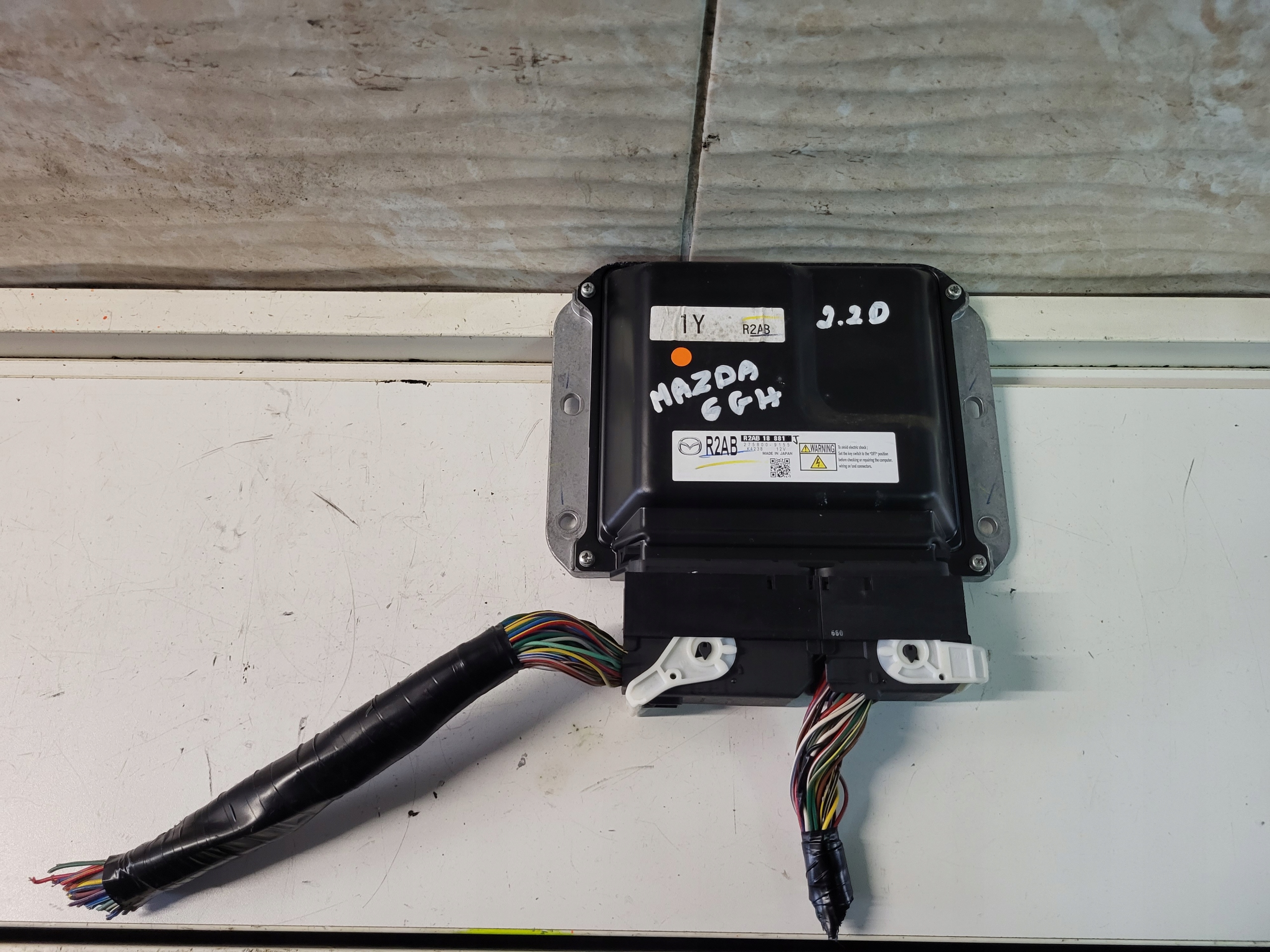 computer control unit of the engine MAZDA 6 II GH 2.2 CITD 275800-9155