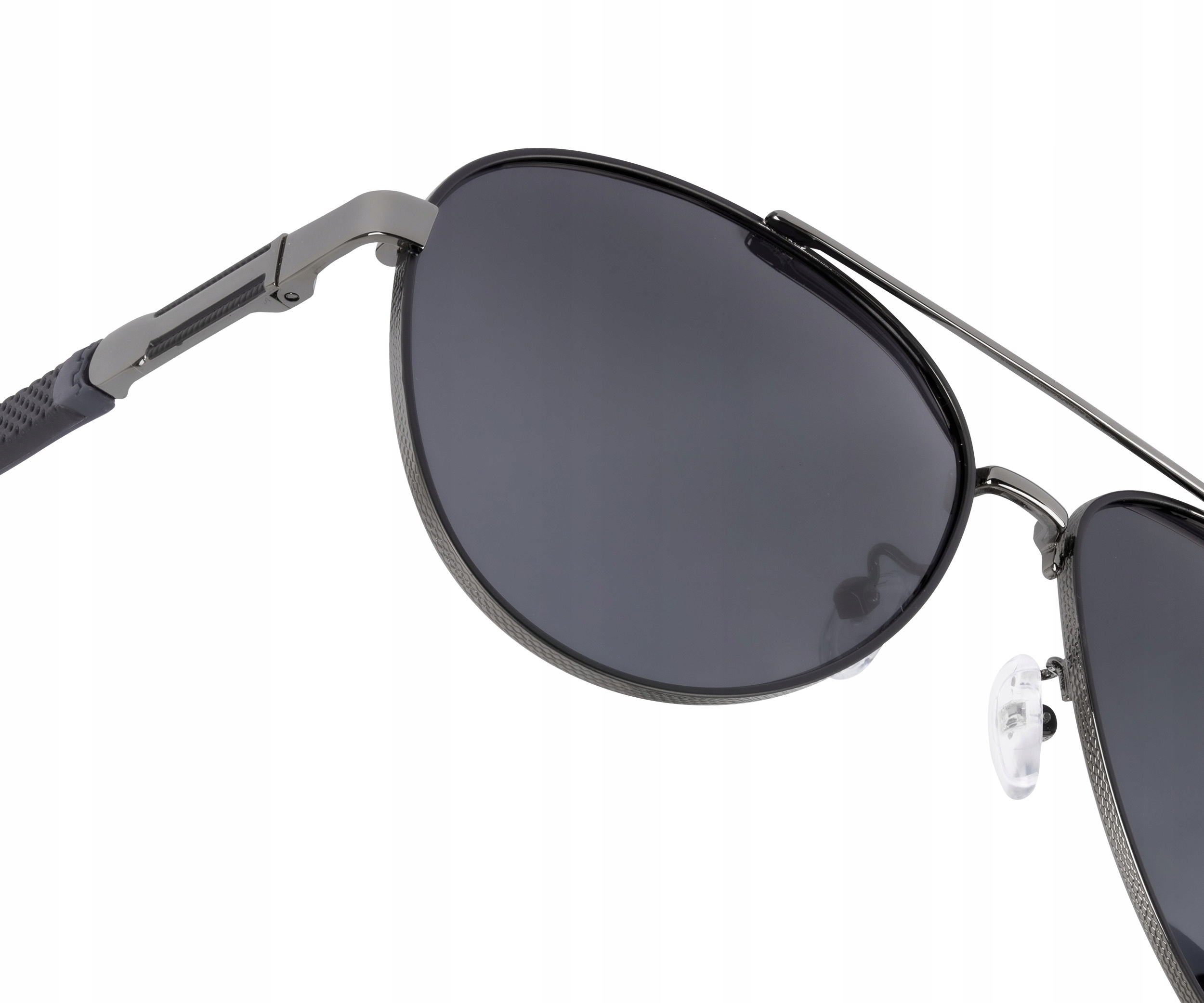 OKULARY PRZECIWSŁONECZNE MĘSKIE AVIATOR GREY FILTR Model Aviator