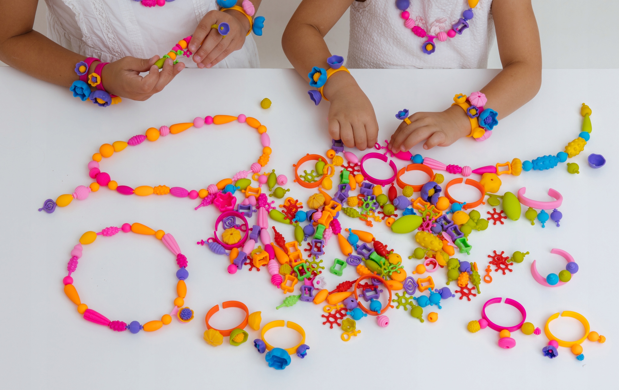 KORALIKI do robienia biżuterii bransoletek naszyjników ZESTAW 260 el. duże Rodzaj biżuteria