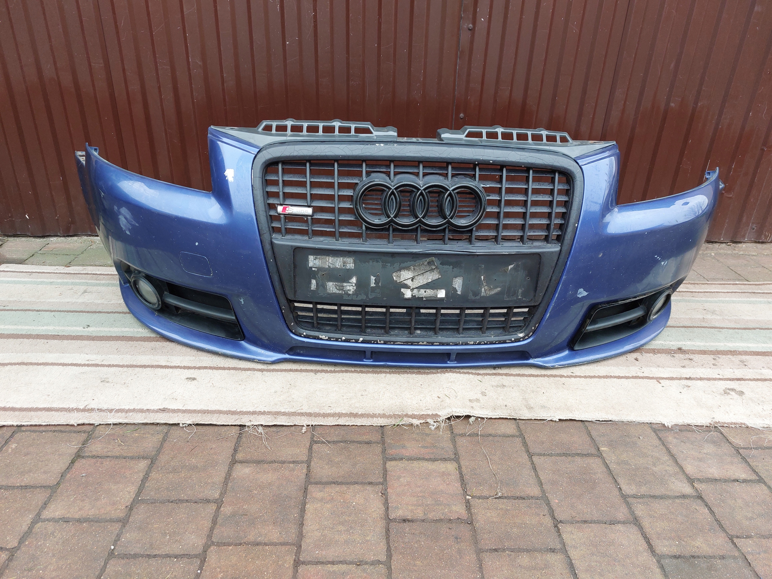 bumper front AUDI A3 8P 05-08r S-LINE blue
