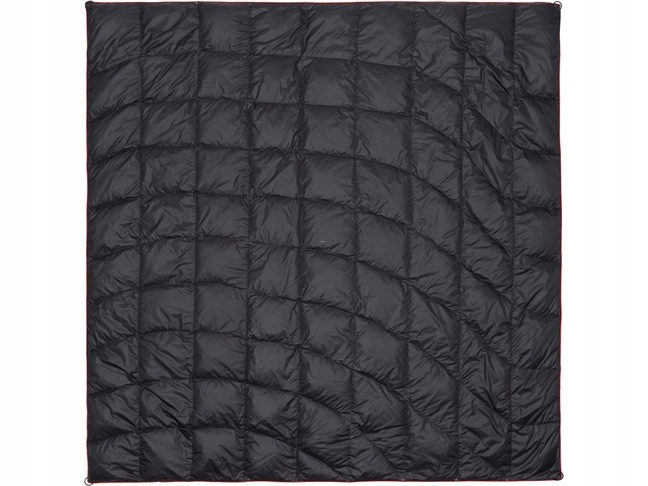 Campz OUTDOOR DOWN BLANKET Koc podróżny puchowy Czarny