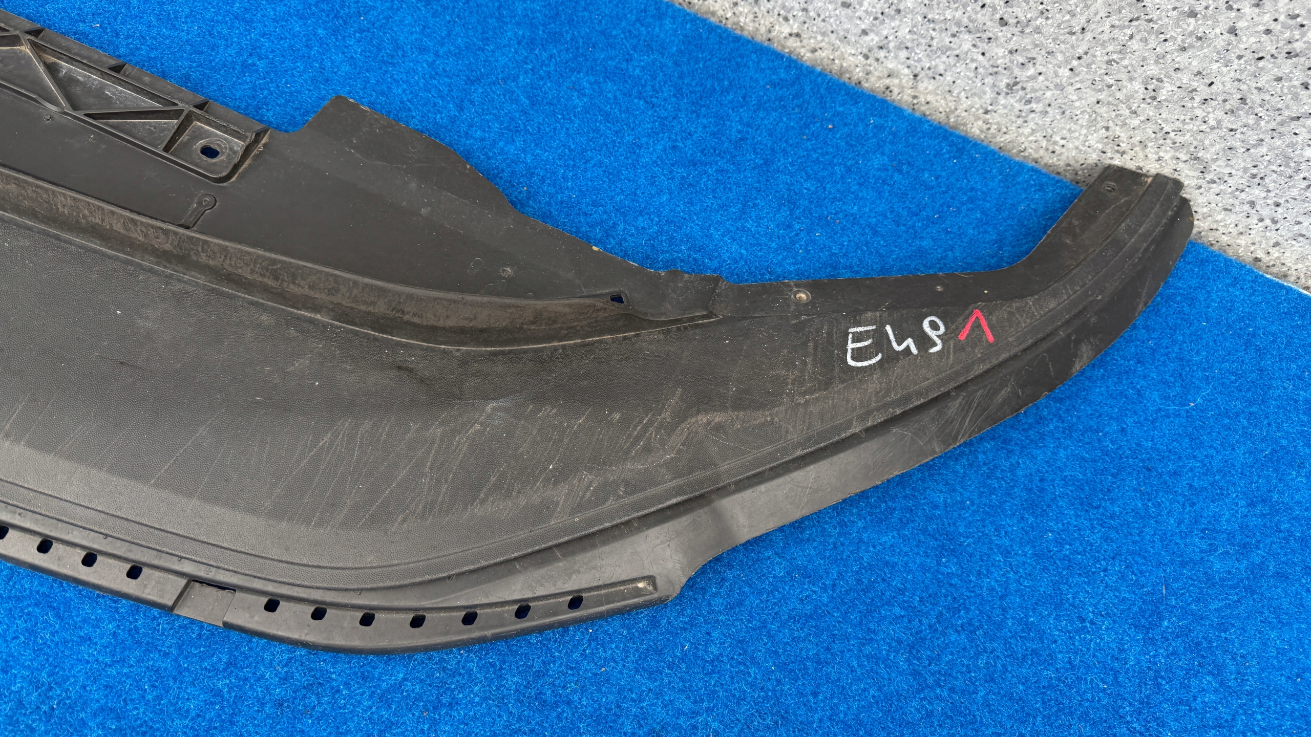 VW GOLF 7 VII 12-16 ROK SPOILER Heckspoiler der Stoßstange vorne abdeckung E491