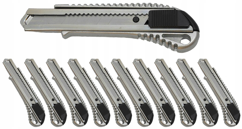 

Nóż metalowy uniwersalny 18mm tapet 10szt