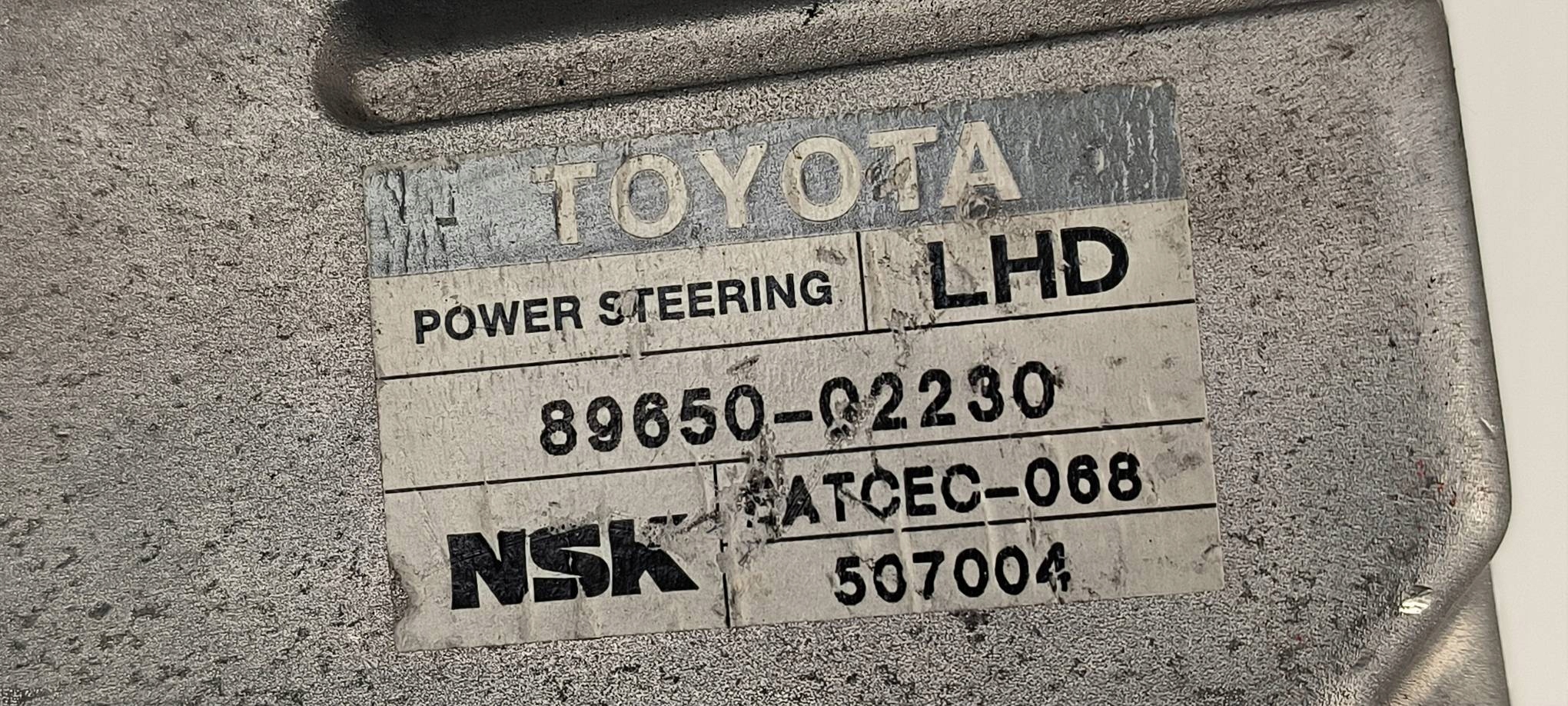 modul der Lenkung 89650-02230 TOYOTA COROLLA E12
