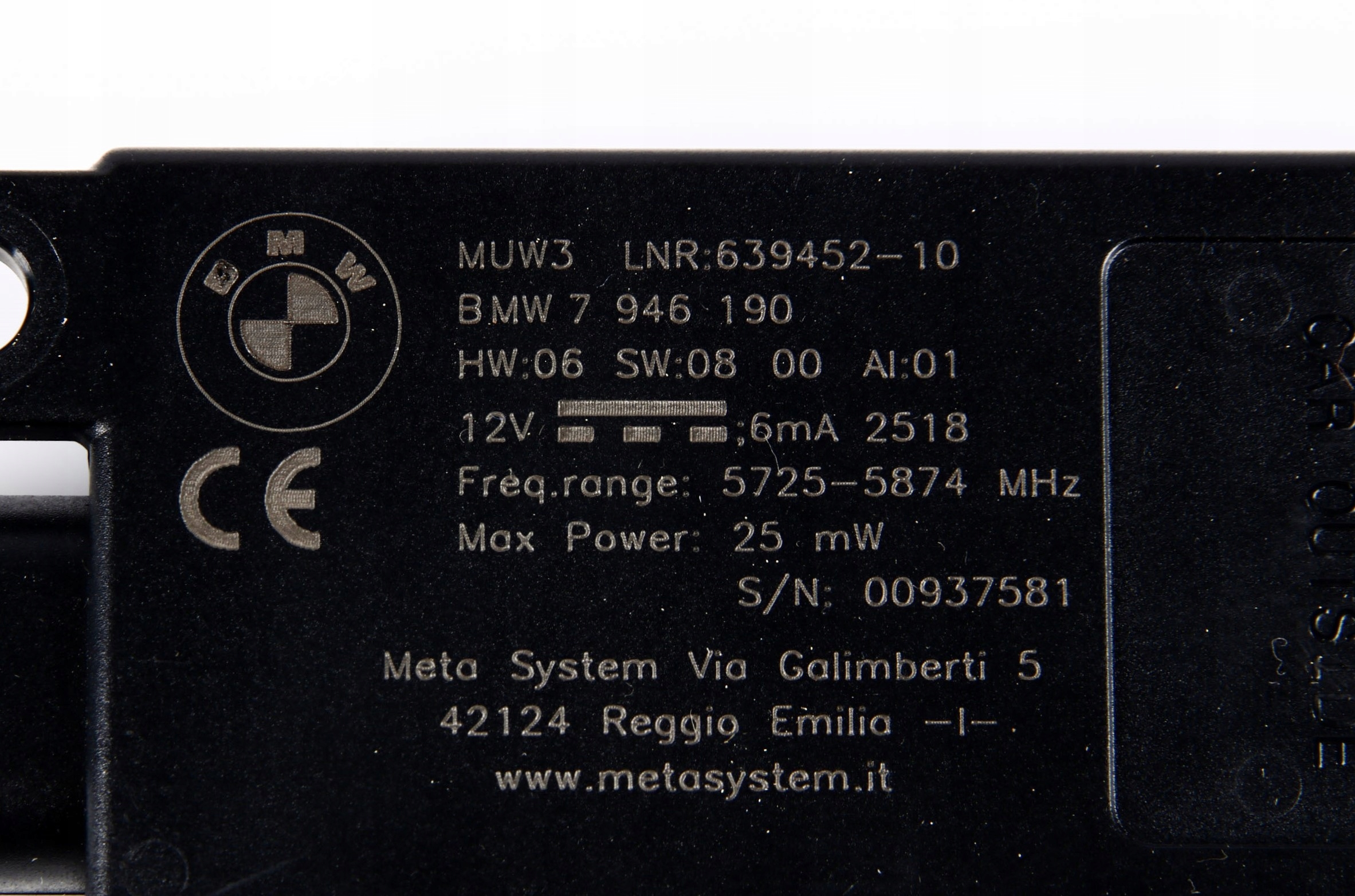 BMW G14 Z4 G29 Antenne Module ALARMU DWA 7946190