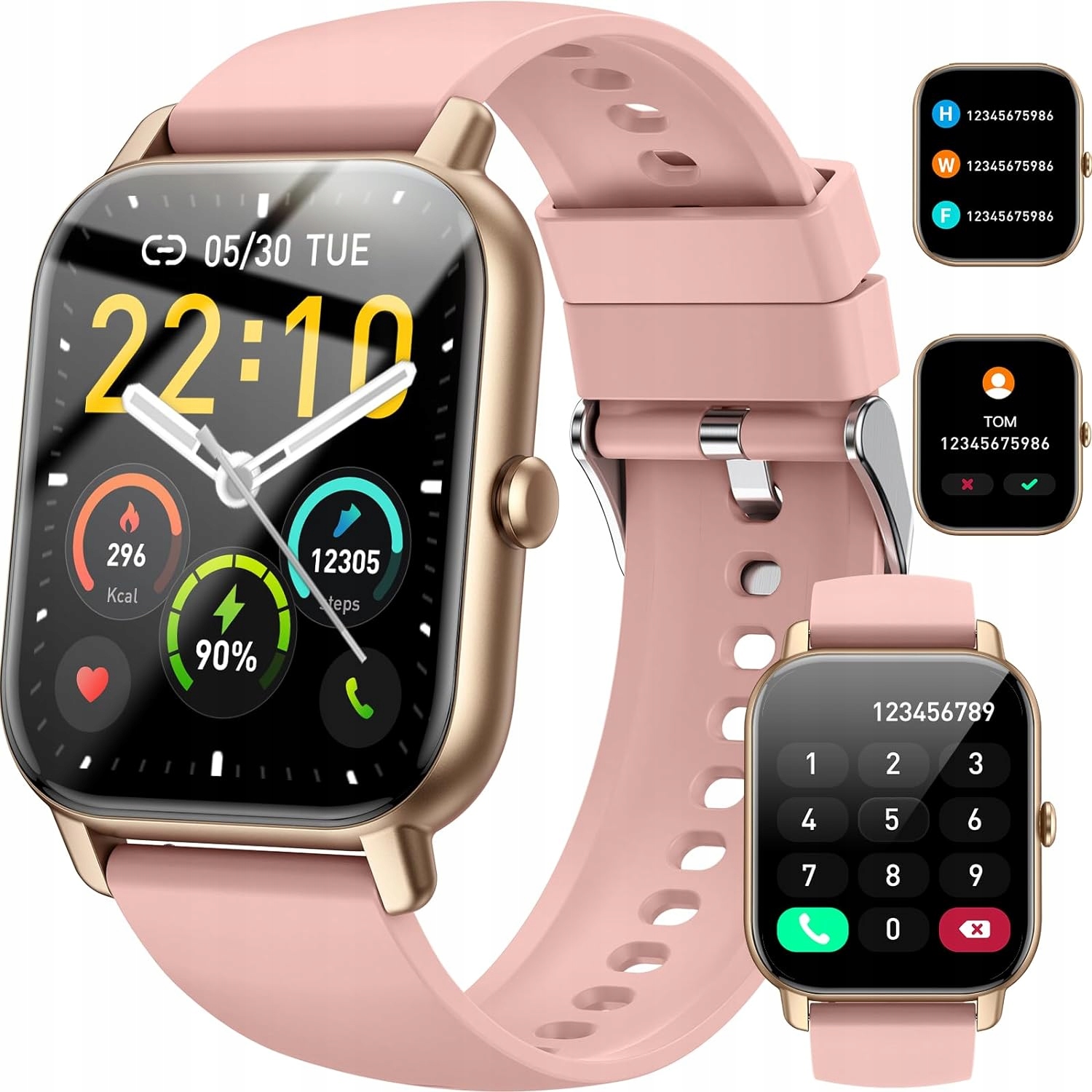 Smartwatch Ddidbi P66RD różowy