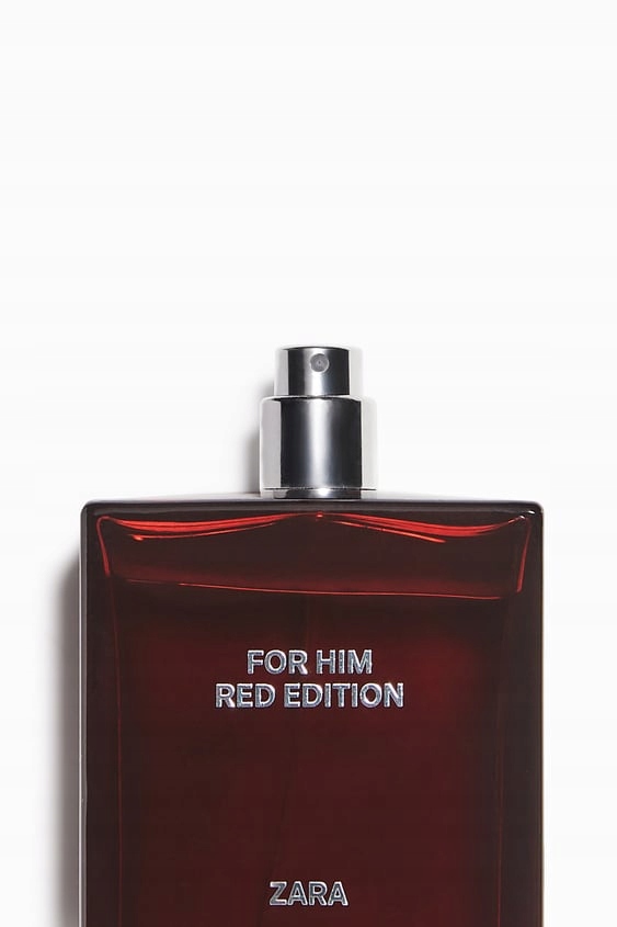 Perfumy męskie ZARA FOR HIM RED EDITION 100ML Stan opakowania oryginalne