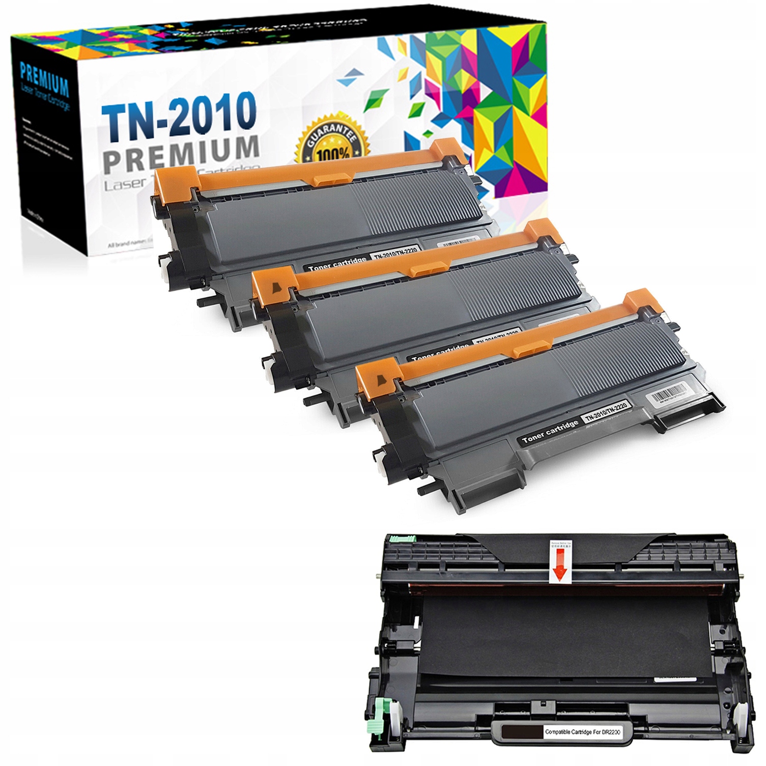 

3x Toner Bęben Do Brother DCP-7065DN 7060D 7060